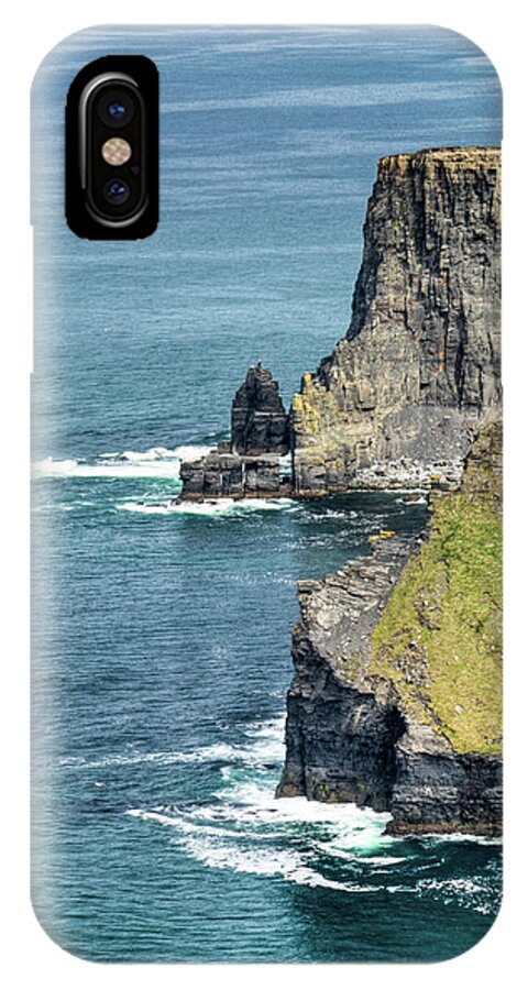 Bring Their School Supplies Contributions To Pbc This Sunday iPhone X Case featuring the photograph Cliff of Moher 11 by Douglas Barnett