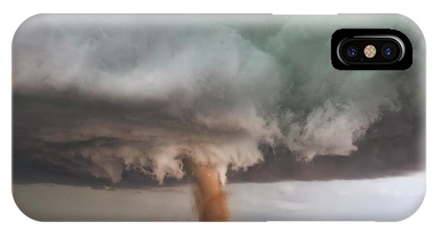 Storm iPhone X Case featuring the photograph Close call by Jeff Niederstadt