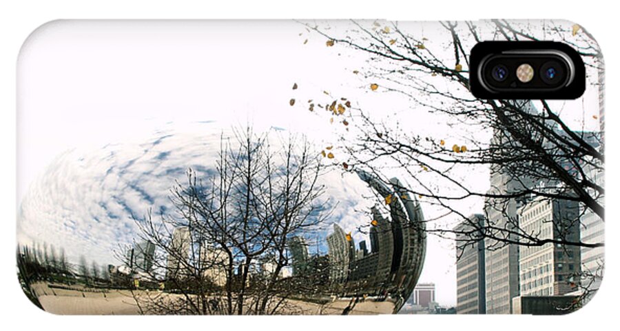 Chicago iPhone X Case featuring the photograph Cloud Gate - 1 by Ely Arsha