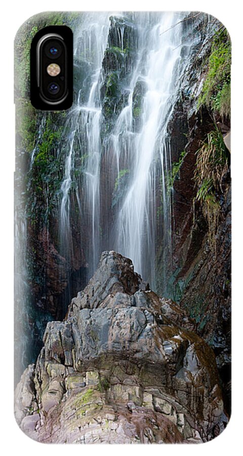 Beach iPhone X Case featuring the photograph Clovelly Waterfall by Helen Jackson