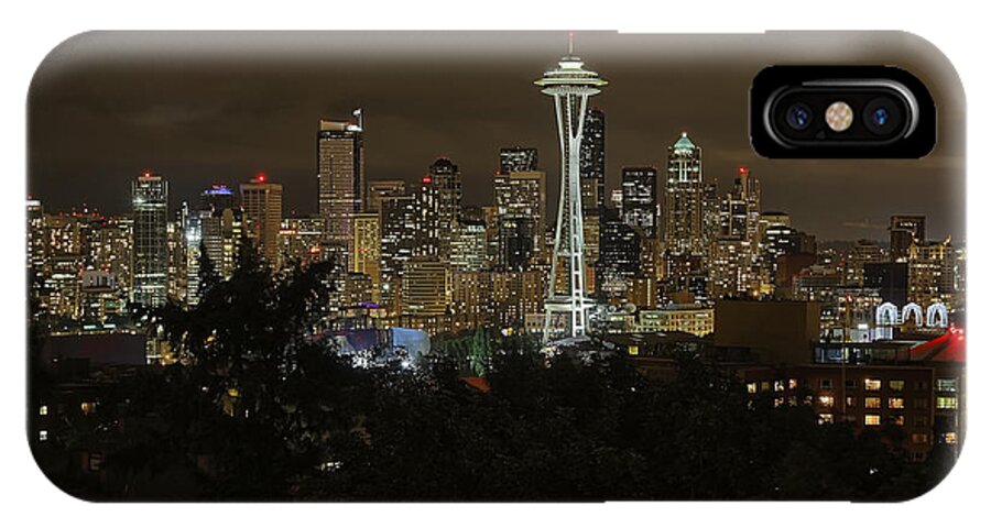City Of Seattle iPhone X Case featuring the photograph Coffee Town by James Heckt