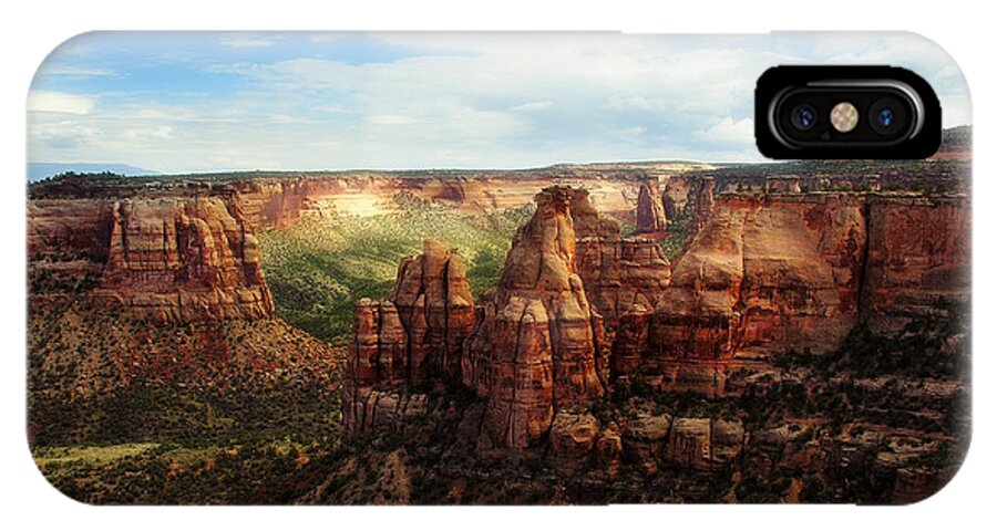 Americana iPhone X Case featuring the photograph Colorado National Monument by Marilyn Hunt