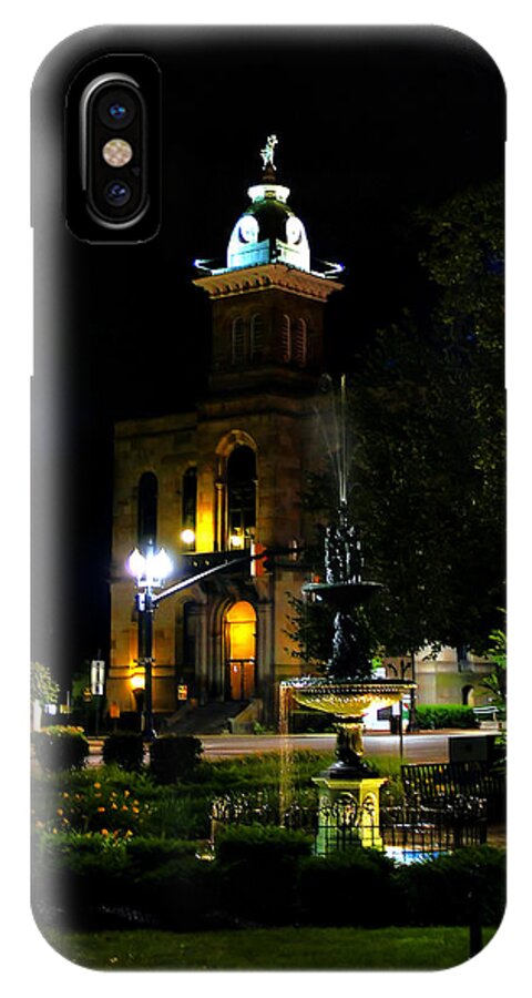 Columbiana County Courthouse iPhone X Case featuring the photograph Columbiana Cty Courthouse by Michelle Joseph-Long