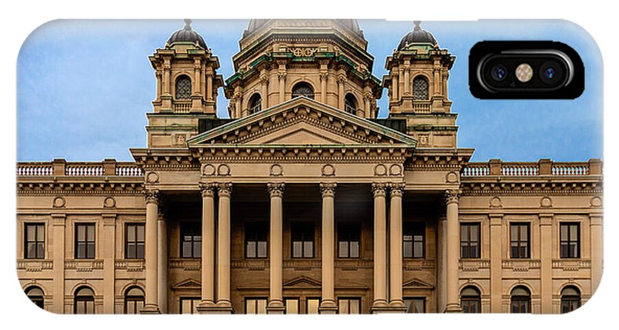 Art iPhone X Case featuring the photograph Courthouse by Phil Spitze