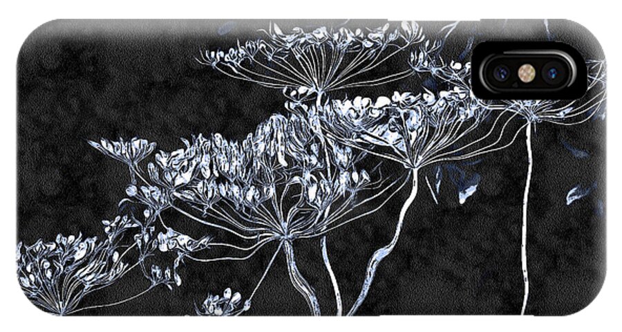 Wildflower iPhone X Case featuring the photograph Cow Parsnip by Fred Denner