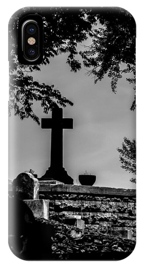 Cross iPhone X Case featuring the photograph Crucis by James L Bartlett