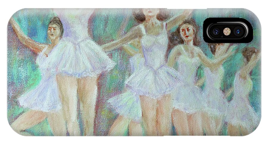 Impressionism iPhone X Case featuring the painting Dance Rehearsal by Lyric Lucas