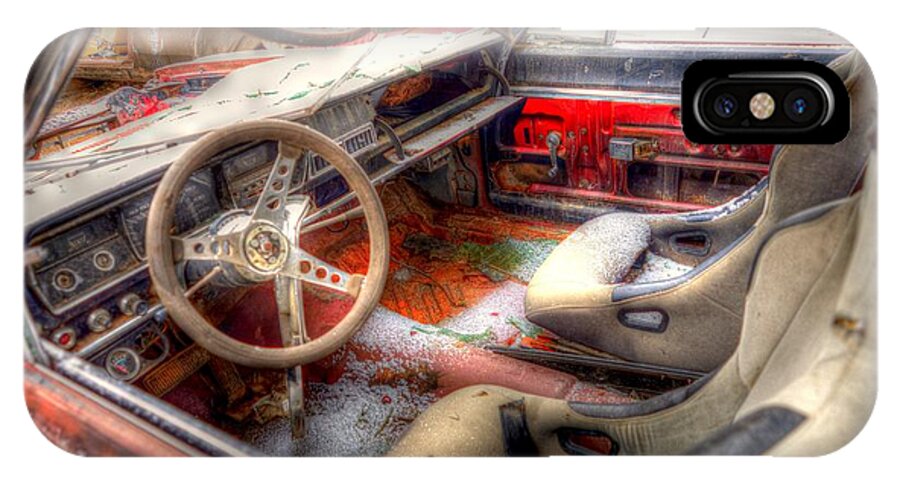 Salvage Yard iPhone X Case featuring the photograph Dashboard by Craig Incardone