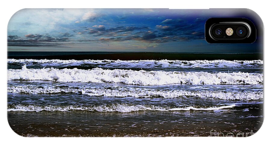 Aqua iPhone X Case featuring the photograph Dawn of a New Day Seascape C2 by Ricardos Creations