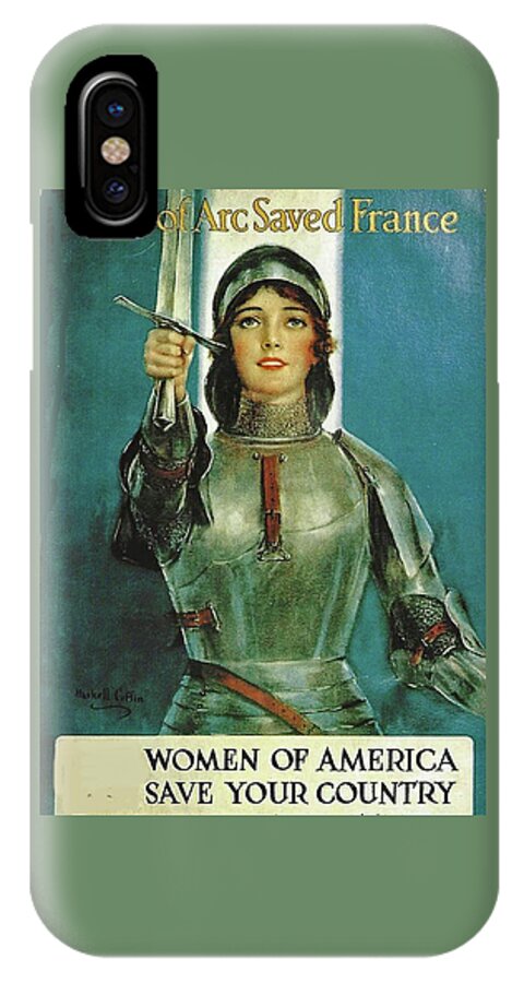 Joan Of Arc iPhone X Case featuring the photograph Dedicated To The Women by Jay Milo