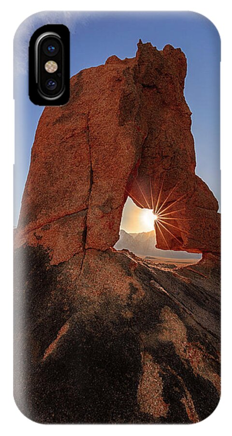 California iPhone X Case featuring the photograph Desert Star by Mike Lang