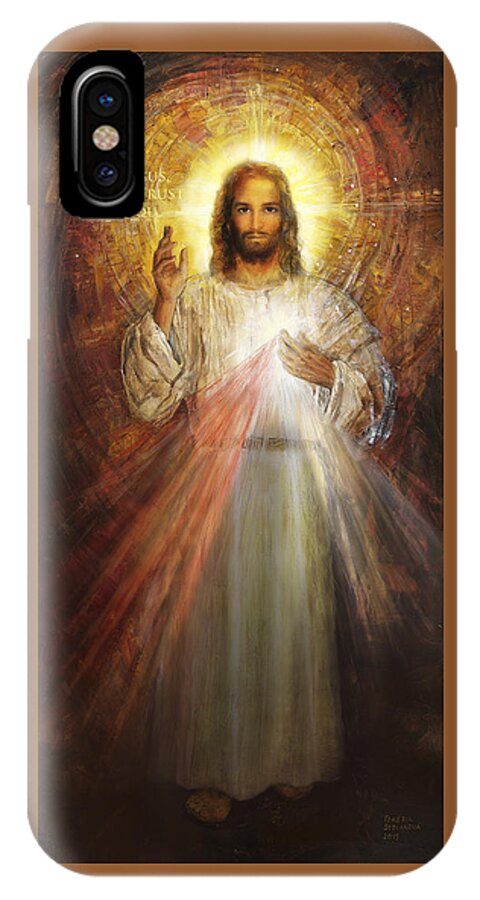 Divine Mercy, Sacred Heart of Jesus 1 iPhone X Case by Terezia Sedlakova -  Pixels