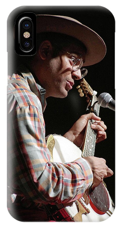 Dom Flemons iPhone X Case featuring the photograph Dom Flemons by Jim Mathis