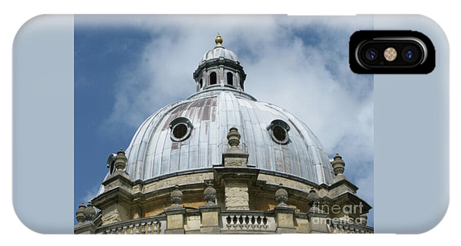 Oxford iPhone X Case featuring the photograph Dome in the Clouds by Ann Horn