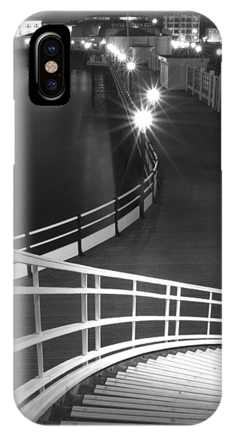 Pier iPhone X Case featuring the photograph Down to the Pier by Hazy Apple