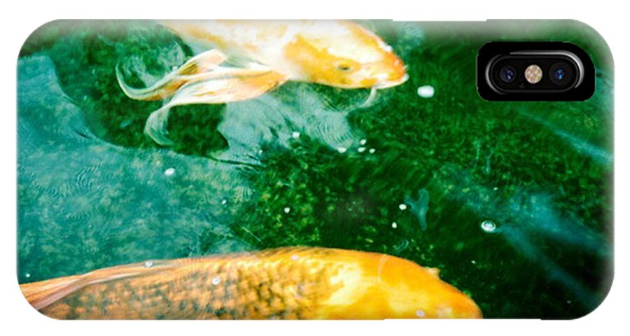 Koi iPhone X Case featuring the photograph Downstream 1 by Brian Kirchner