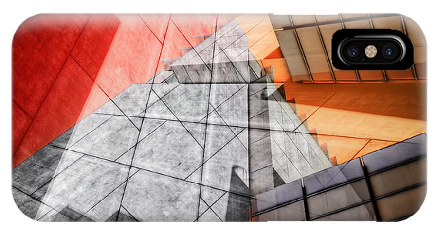 Buildings iPhone X Case featuring the photograph Driven to Abstraction by Wayne Sherriff