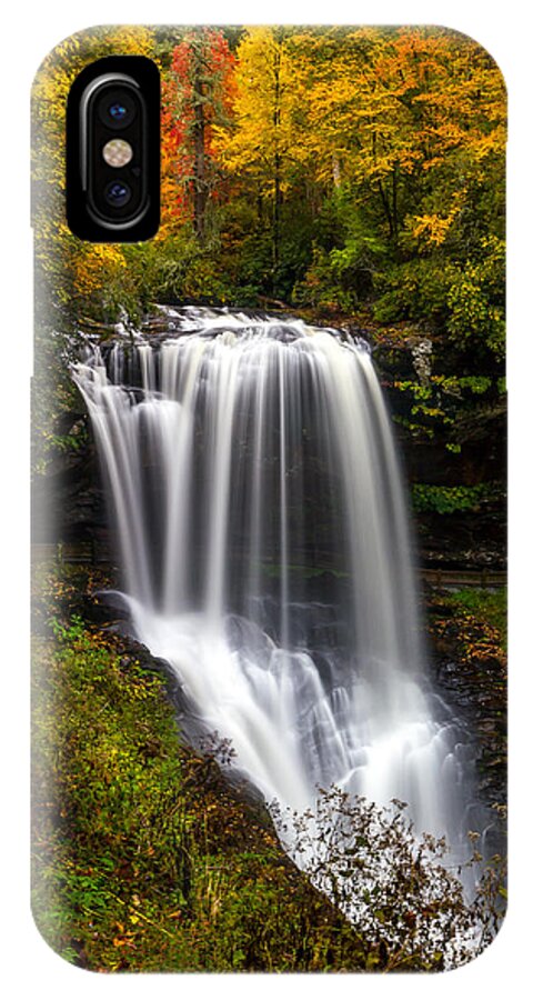 Waterfall iPhone X Case featuring the photograph Dry Falls in October by Chris Berrier