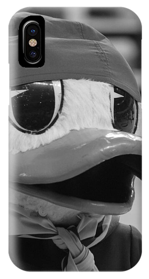 Duck iPhone X Case featuring the photograph Ducking Around by Laddie Halupa