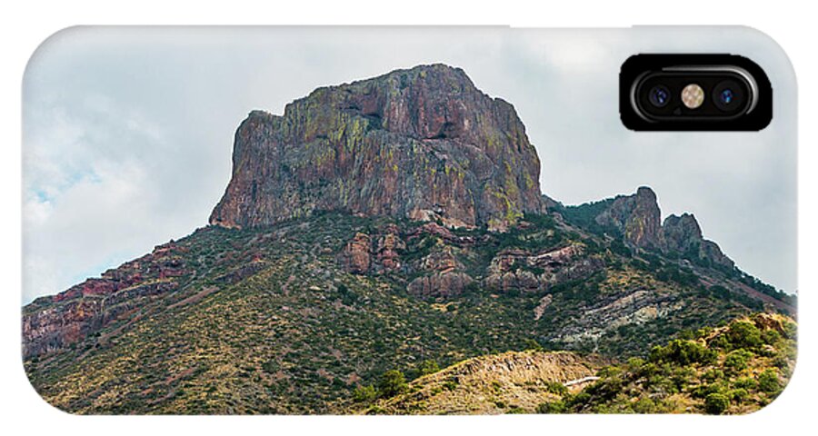 Big Bend National Park iPhone X Case featuring the photograph Emory Peak Chisos Mountains by SR Green