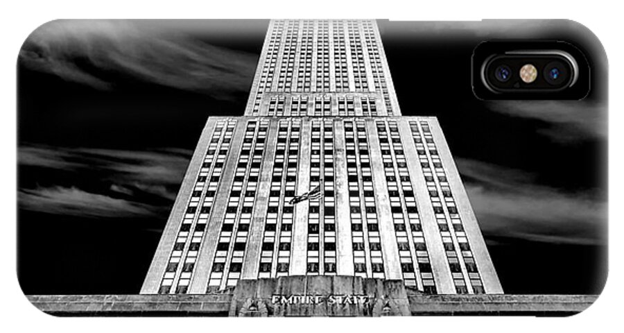 Empire State Building iPhone X Case featuring the photograph Empire State  by Az Jackson