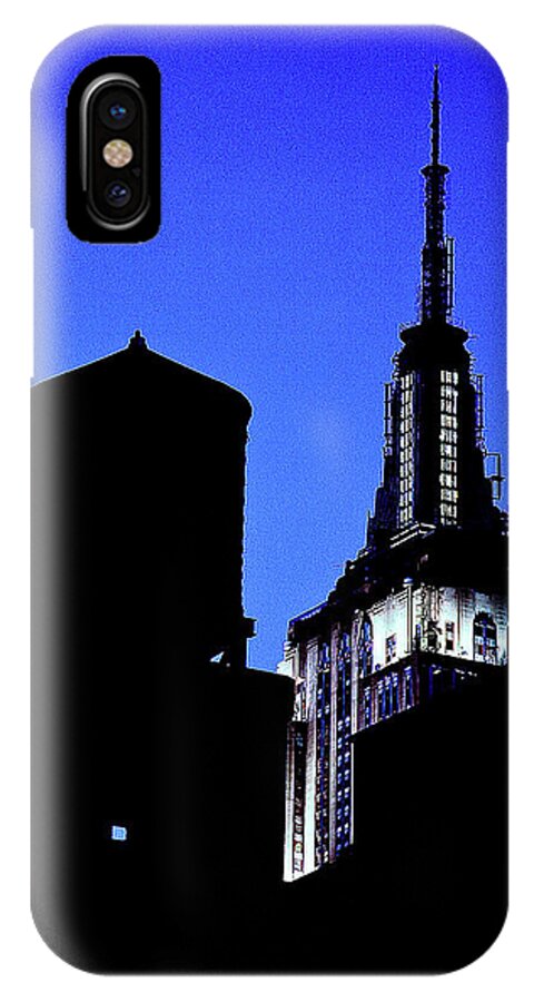  iPhone X Case featuring the photograph Empire State Building by Mark Alesse