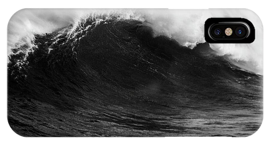 Jaws iPhone X Case featuring the photograph Empty Jaws Black and White by Brad Scott