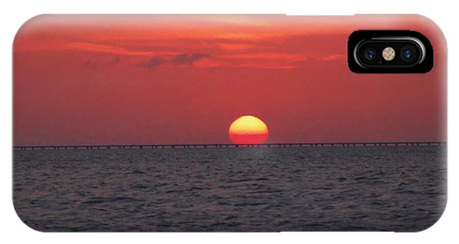 Lake iPhone X Case featuring the photograph End of Day - Sunset NOLA by Kathleen K Parker