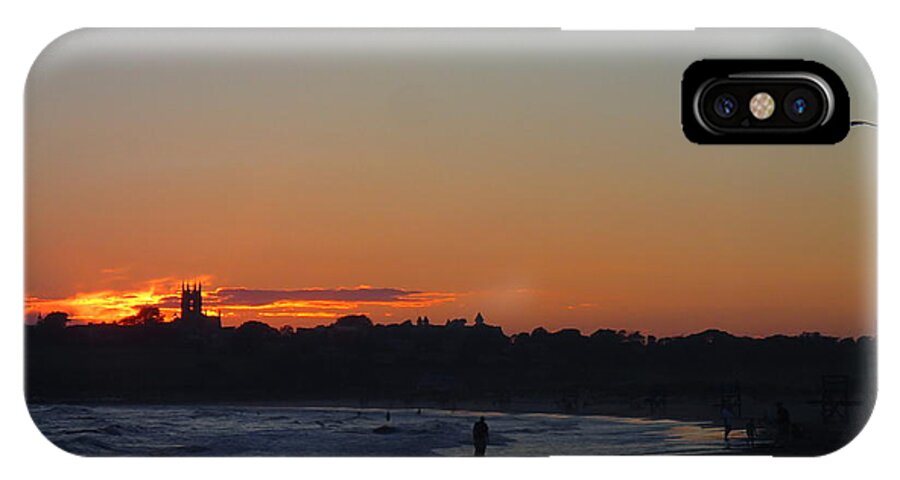 Island iPhone X Case featuring the photograph End of the Island Day. by Robert Nickologianis