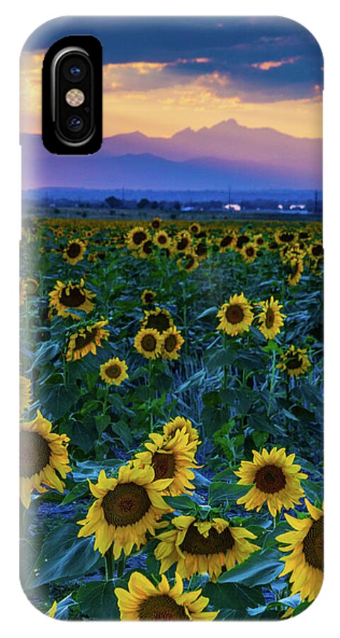 Colorado iPhone X Case featuring the photograph Evening Colors Of Summer by John De Bord