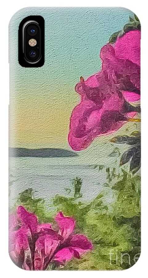 Digital iPhone X Case featuring the photograph Islands of the Salish Sea by William Wyckoff