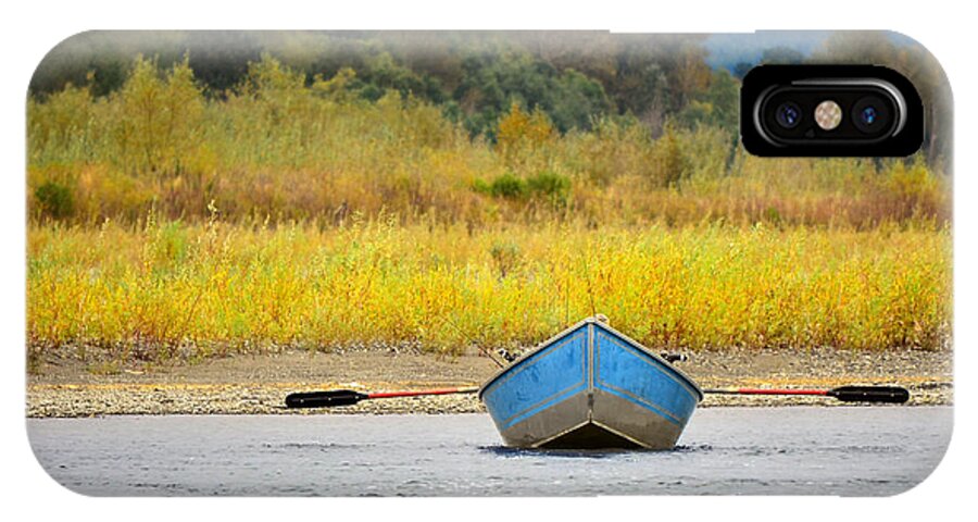Boat iPhone X Case featuring the photograph Fernbridge Fishin' by Jon Exley