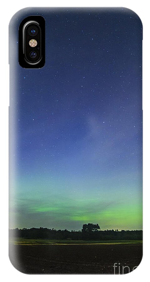 Aurora iPhone X Case featuring the photograph Fireball Two Over the Farm by Patrick Fennell