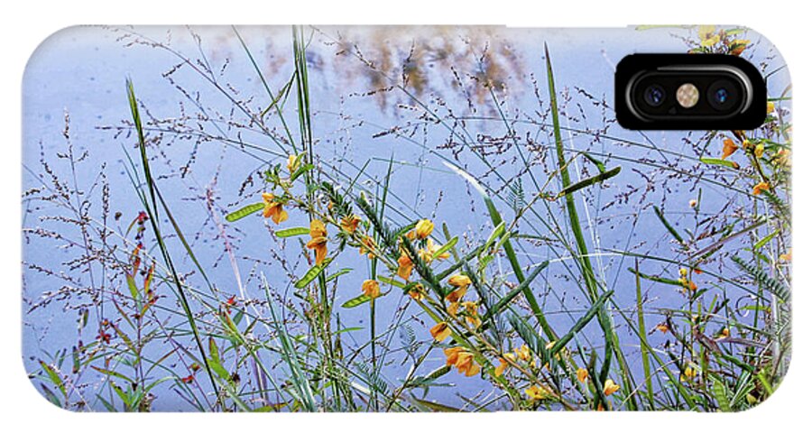 Nobob iPhone X Case featuring the photograph Floral Pond by Amber Flowers