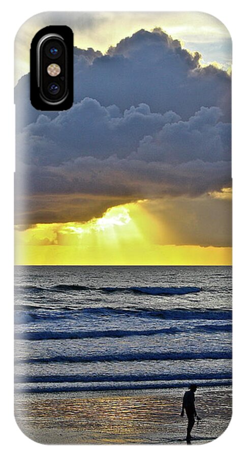 Ocean iPhone X Case featuring the photograph Florida Morning by Diana Hatcher