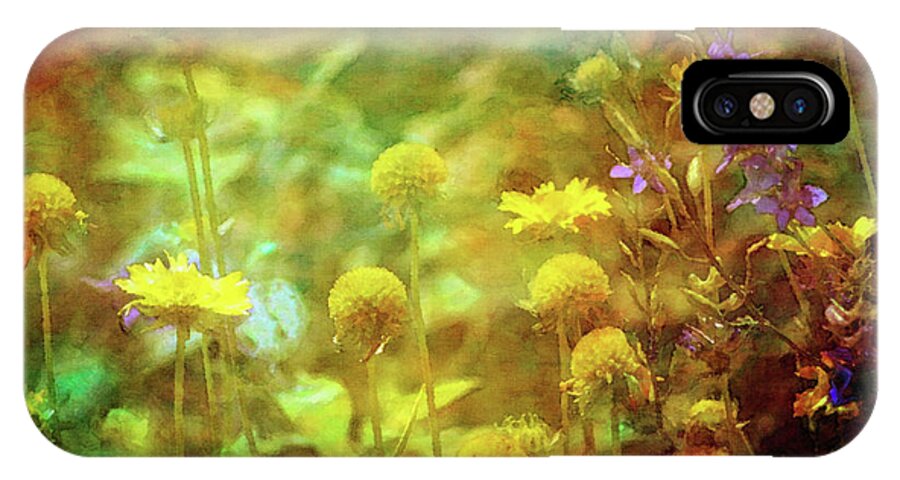 Impression iPhone X Case featuring the photograph Flower Garden 1310 IDP_2 by Steven Ward