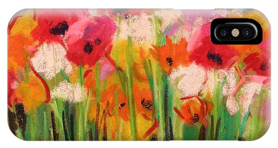 Flowers iPhone X Case featuring the painting Flowers by John Williams