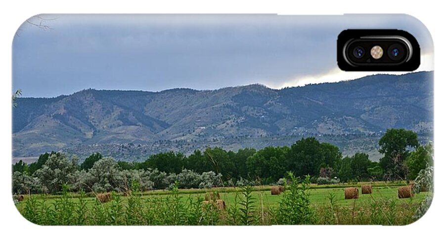 Foothills iPhone X Case featuring the photograph Foothills of Fort Collins by Cindy Schneider
