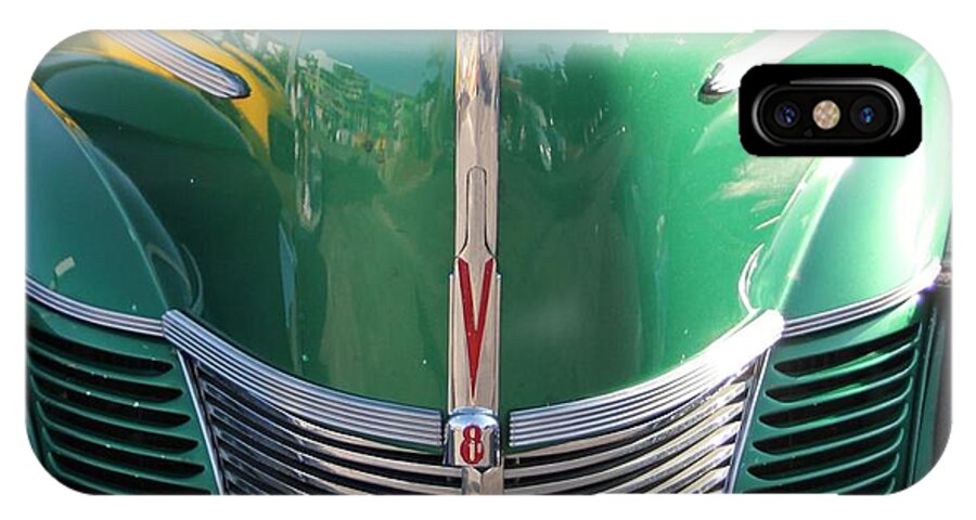 Classic Car iPhone X Case featuring the photograph Ford V8 by Dodie Ulery