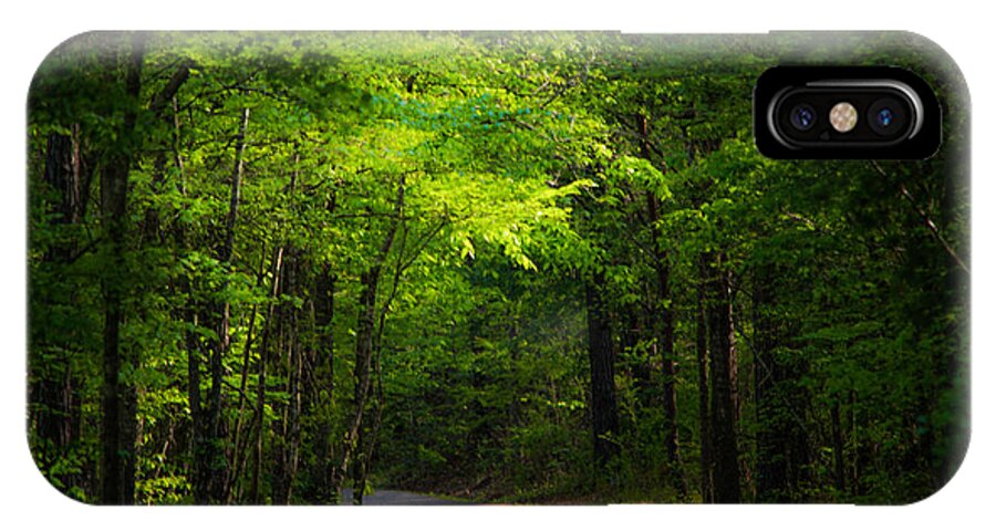 Path iPhone X Case featuring the photograph Forest Path by Parker Cunningham