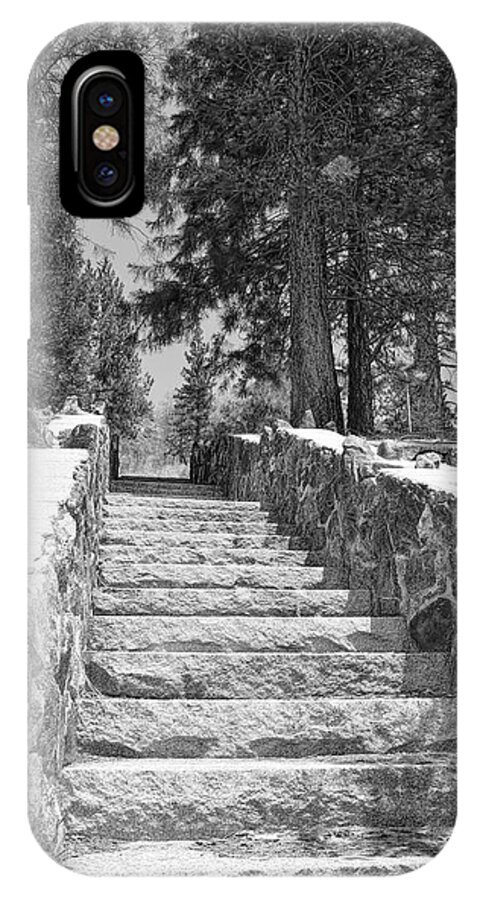 Forest Stairway iPhone X Case featuring the photograph Forest Stairway by Glenn McCarthy Art and Photography