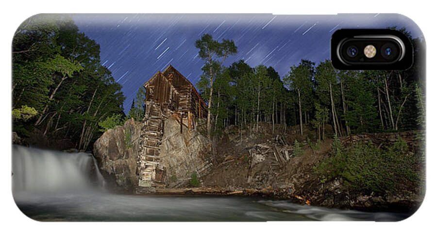 Stars Photography iPhone X Case featuring the photograph Forgotten Mill by Keith Kapple