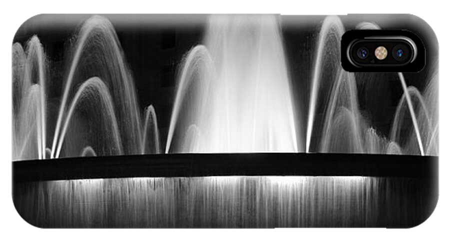 Fountain iPhone X Case featuring the photograph Fountain in Barcelona by Farol Tomson