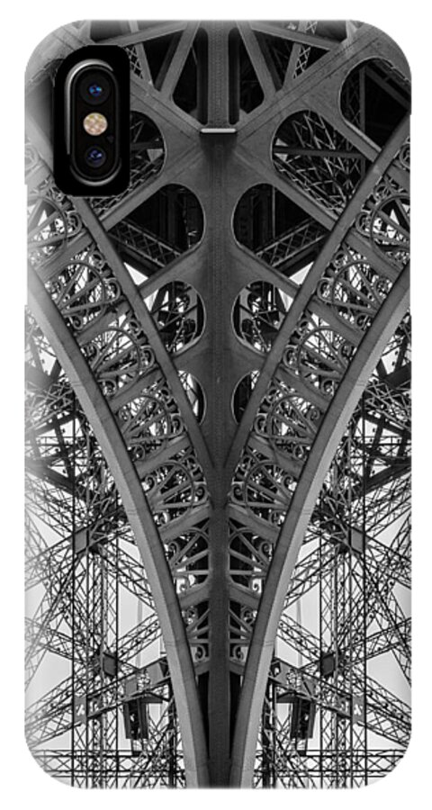 Paris iPhone X Case featuring the photograph French Symmetry by Pablo Lopez
