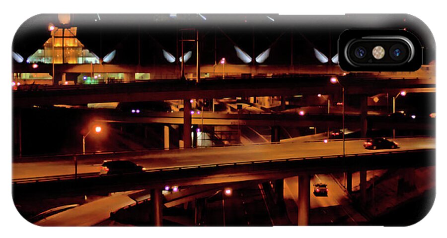Kansas City iPhone X Case featuring the photograph From the Summit Street Bridge by Angie Rayfield