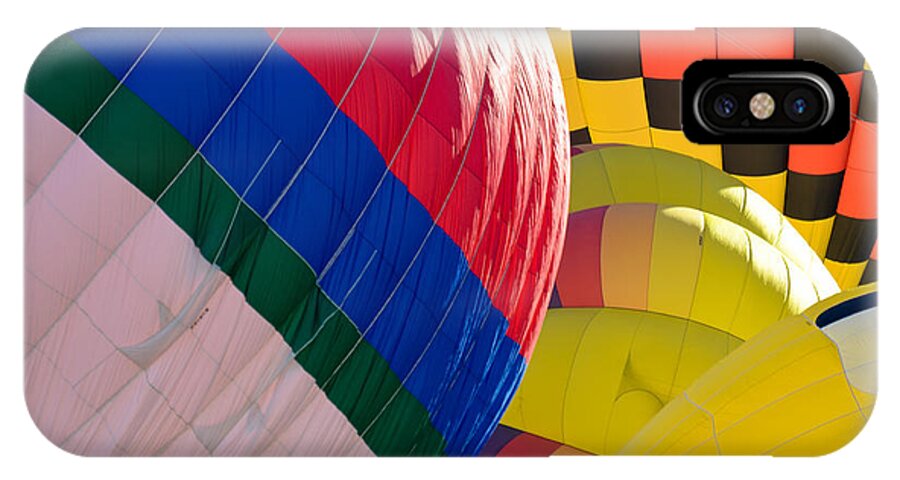 Hot Air Balloons iPhone X Case featuring the photograph Gasbags by Kevin Munro