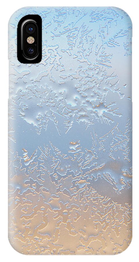 Abstract iPhone X Case featuring the photograph Good Morning Ice by Kae Cheatham