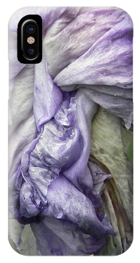 Iris iPhone X Case featuring the photograph Grande Dame by Pamela Patch