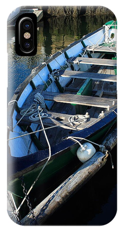Seascape iPhone X Case featuring the photograph Green Dory by Doug Mills