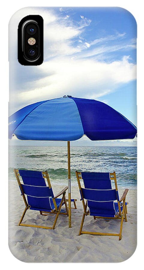 Beach iPhone X Case featuring the photograph Gulf Coast Beach Oasis by Marie Hicks